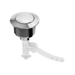 BOTAO ACIONADOR SIMPLES CROMADO P/ CX. ACOPLADA - ULTRA METAIS