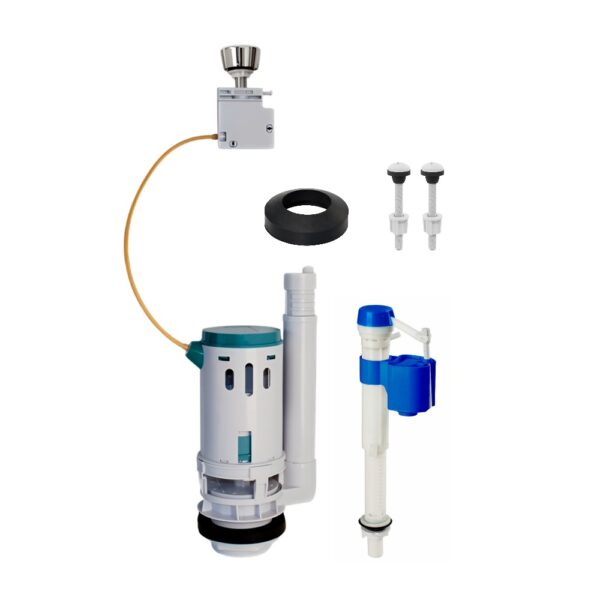 KIT MECANISMO COMPLETO UNIVERSAL P/ CX. ACOPLADA DUAL FLUSH - ULTRA METAIS