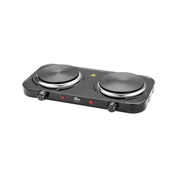 FOGAO ELETRICO 2 BOCAS PRETO 220V FG-101 - KIAN
