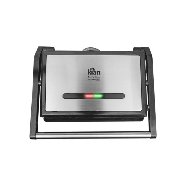 GRILL PANINI PRETA 127V 1200W - KIAN