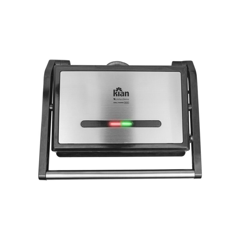GRILL PANINI PRETA 127V 1200W - KIAN