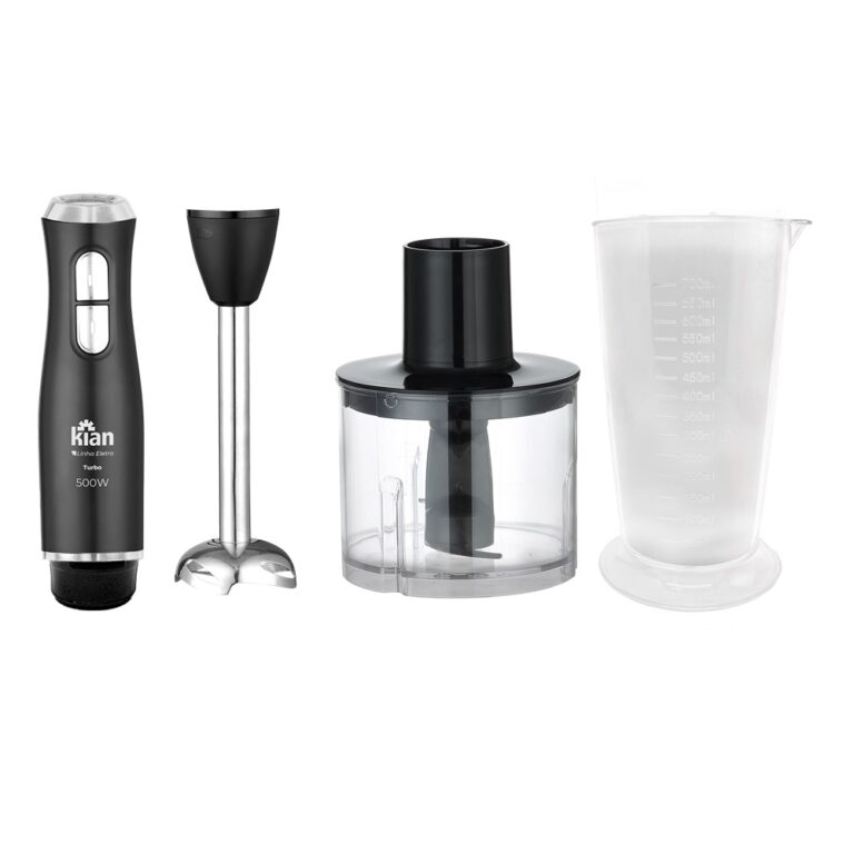 MIXER 2X1 HASTE INOX 500W PRETO 220V - KIAN
