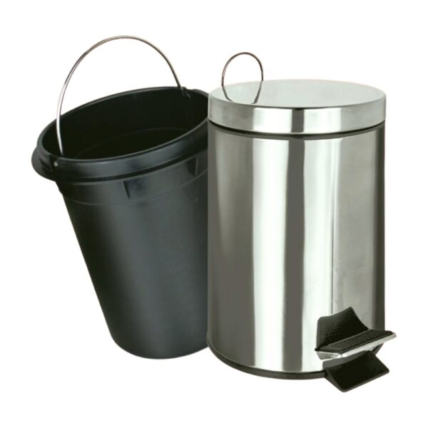 LIXEIRA DE ACO INOX 3L C/ PEDAL - RAYCO