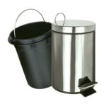 LIXEIRA DE ACO INOX 12L C/ PEDAL - RAYCO