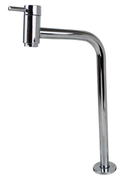 TORNEIRA LINK CROMADA BICA ALTA 40CM 90º 1/4 VOLTA