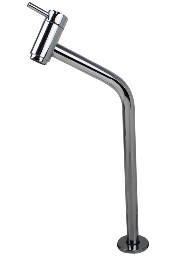 TORNEIRA LINK CROMADA BICA ALTA 42CM 45º 19MM 1/4 VOLTA