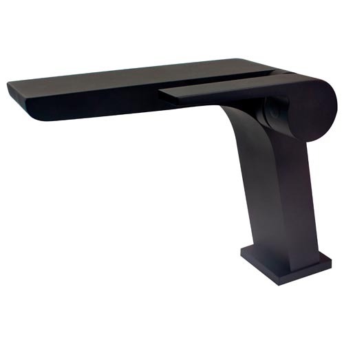 TORNEIRA MONOCOMANDO CASCATA MISTURADOR PRETO