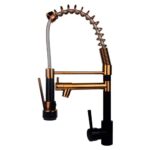 TORNEIRA PRIMAVERA MISTURADOR AGUA QUENTE E FRIA ROSE C/ PRETO FOSCO