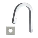 TORNEIRA QUADRADA FRIA CLEAN CROMADA