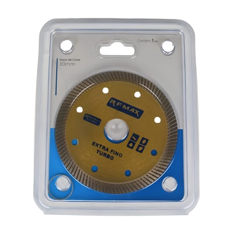 DISCO DIAMANTADO EXTRA FINO TURBO 1.2MM 110X10X22,23MM GOLD - RF MAX