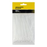 ABRAC NYLON BR 2.5MM X 100MM C/ 100 UN - RF MAX