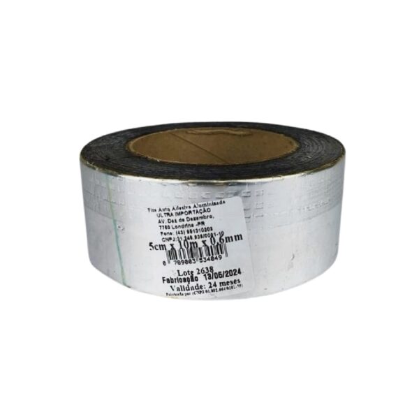 Manta Asfáltica Auto Adesiva Aluminizada - 05cm X 10m