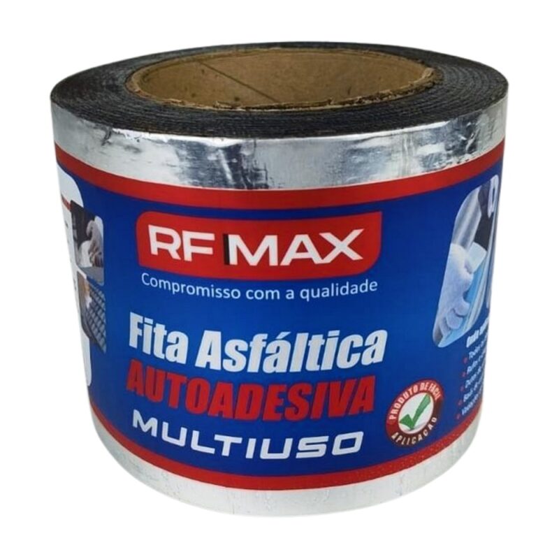 FITA ASFALTICA ADESIVA MULTIUSO 10M X 10CM - RF MAX