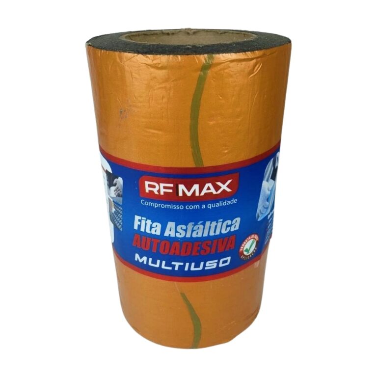 FITA ASFALTICA ADESIVA MULTIUSO 10M X 20CM TERRACOTA - RF MAX