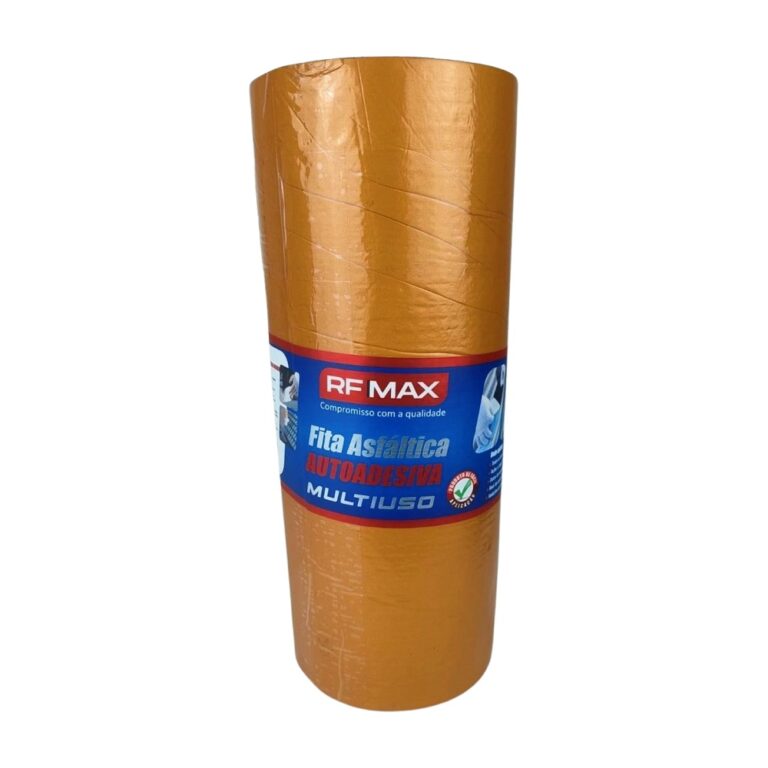FITA ASFALTICA ADESIVA MULTIUSO 10M X 30CM TERRACOTA - RF MAX