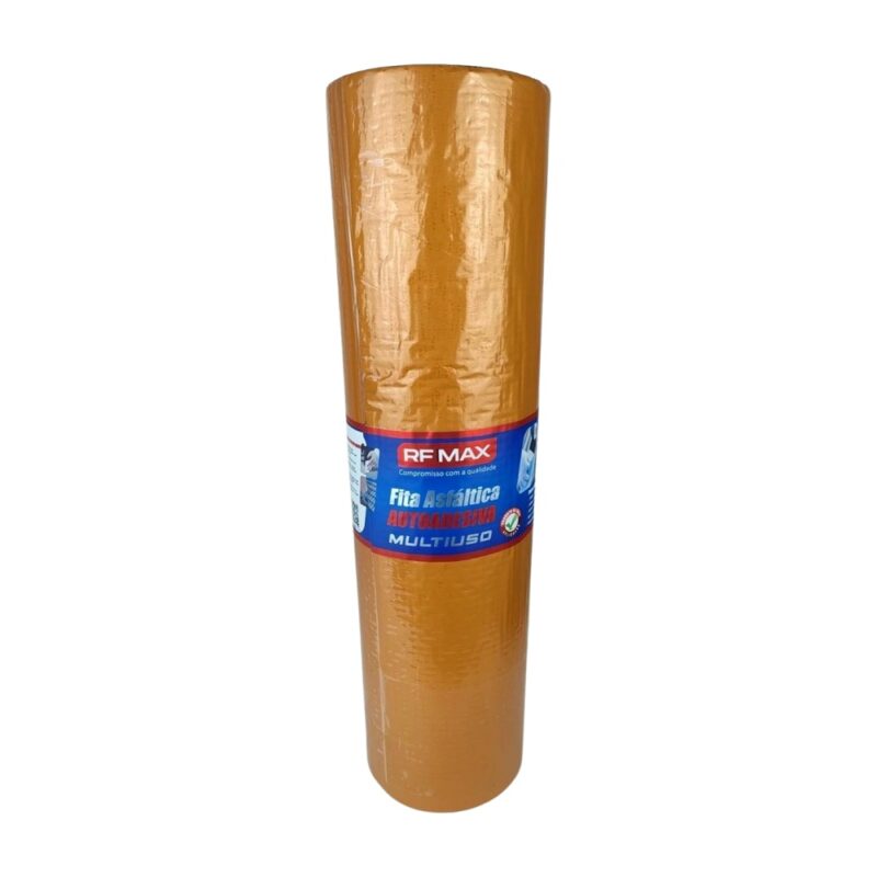 FITA ASFALTICA ADESIVA MULTIUSO 10M X 45CM TERRACOTA - RF MAX