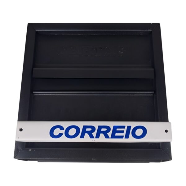 CAIXA CORREIO HORIZONTAL C/ MOLA PRETA -