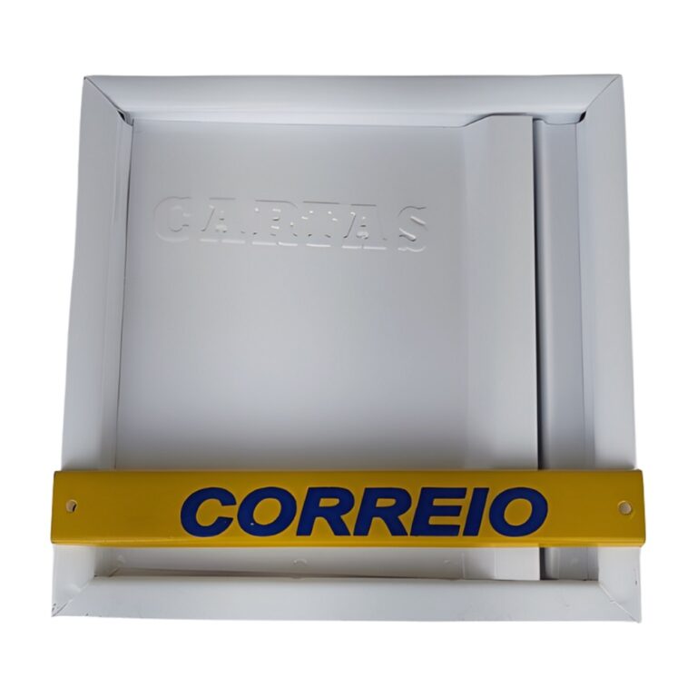 CAIXA CORREIO VERTICAL C/ MOLA BRANCO -