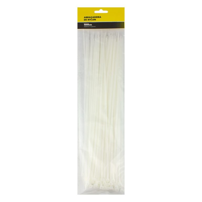 ABRAC NYLON BR 3.5MM X 300MM C/ 100 UN - RF MAX