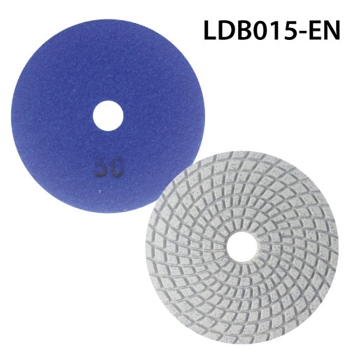 LIXA CERAMICA DIAMANTADA BRANCA 100MM 50# ECCO