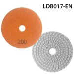 LIXA CERAMICA DIAMANTADA BRANCA 100MM 200# ECCO