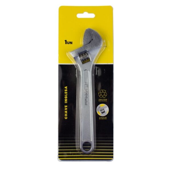 CHAVE INGLESA CROMADA 8'' - RF MAX