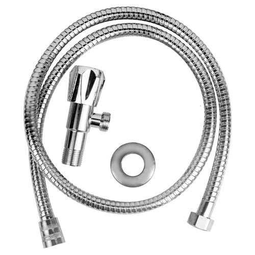 KIT DUCHA HIGIENICA METAL ENGATE CROMADO S/ GATILHO - ULTRA METAIS