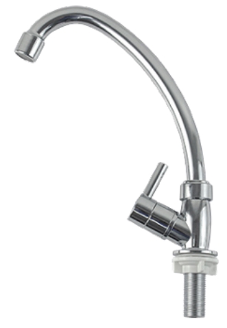 TORNEIRA ABS CROMADA COZINHA BANCADA 1/2 C72 - ULTRA METAIS