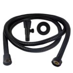 KIT DUCHA HIGIENICA METAL ENGATE PRETO S/ GATILHO - ULTRA METAIS