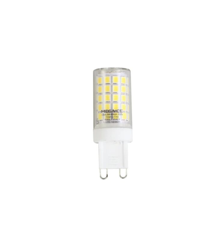 LAMPADA LED HALOPIN G9 5W 6500K BIVOLT - MEGA ACE