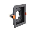 SPOT RECUADO PRETO QUADRADO E27 - MEGA ACE