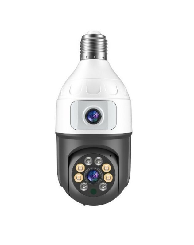 CAMERA DE SEGURANÇA WI-FI C/ 2 LENTES E27 - MEGA ACE