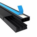 CANALETA C/ DIV. 40 X 15 X 2M DUPLA FACE C/ 16 UN PRETA - MANTAC