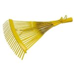 VASSOURA GRAMA ACO REGULAVEL 22 DENTES C/ CABO 1,20M - SCHNEIDER