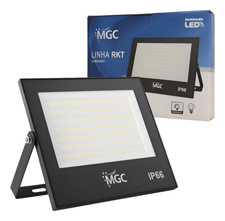 REFLETOR LED 500W 6500K SMD LINHA RKT - MEGACE