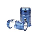 LUMINÁRIA LAMPIÃO DE LED SOLAR AZUL - MEGA ACE