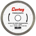 DISCO DIAMANTADO TURBO PORCELANATO - CORTAG