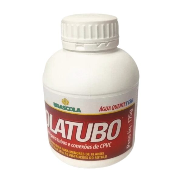 ADESIVO PVC AGUA QUENTE E FRIA FRASCO C/ PINCEL 175 G - BRASCOLA