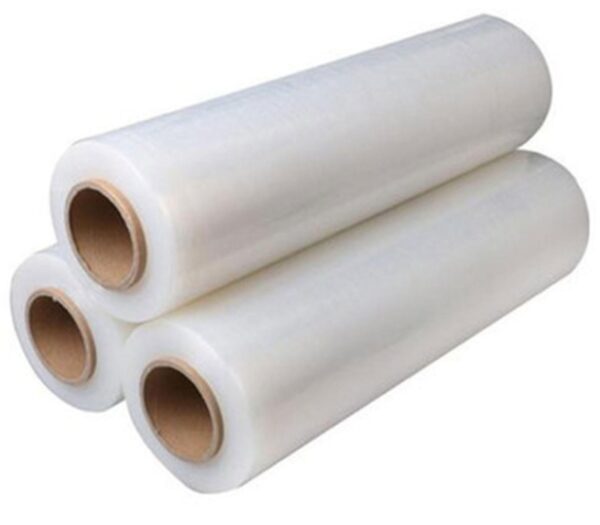 FILME STRETCH 4KG (3,100KG FILME + 0,400G TUBETE) 25 MICRAS -