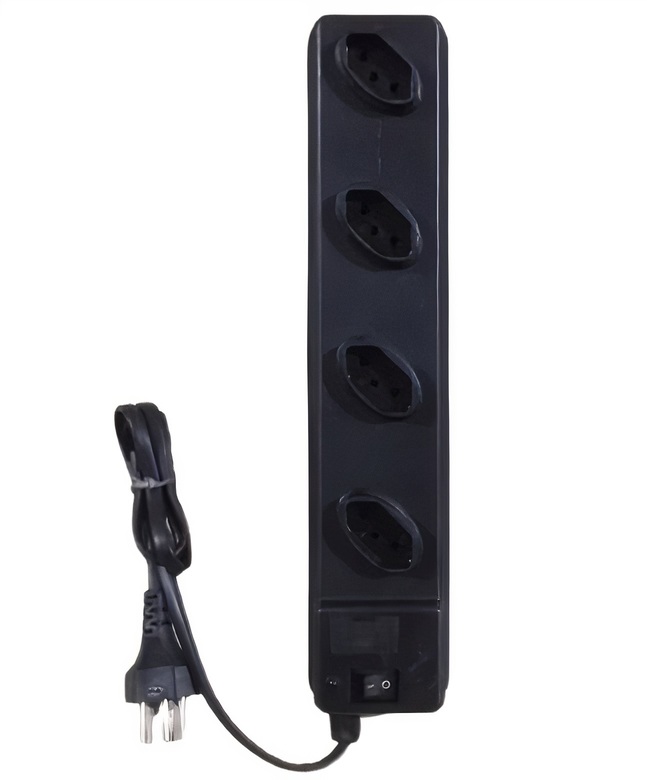 de0f3ee7-8e0b-4384-a384-665e3e09efd1 FILTRO DE LINHA 4 TOMADAS ESPACADAS C/ CABO 1M - TECHNA