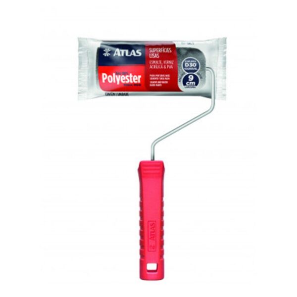 ROLO ESPUMA AMARELO POLIESTER 5 CM C/ CABO - PINCEIS ATLAS