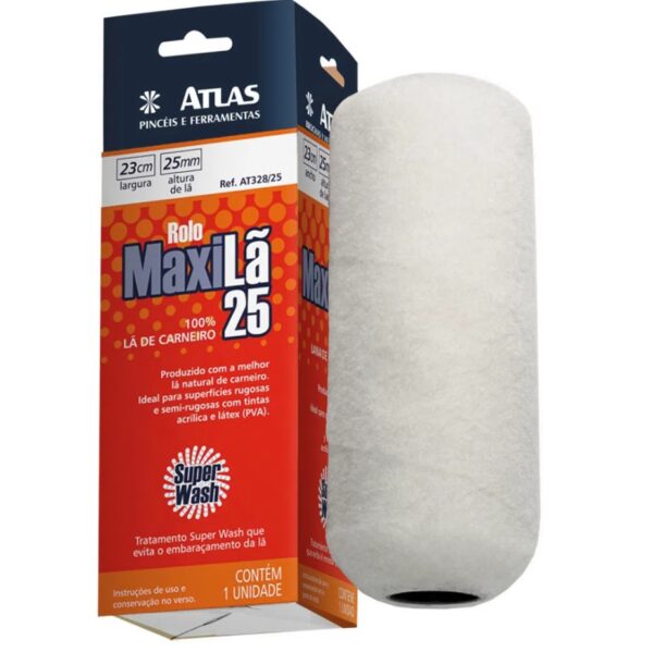 ROLO LA MAXILA 23 CM S/ CABO - PINCEIS ATLAS