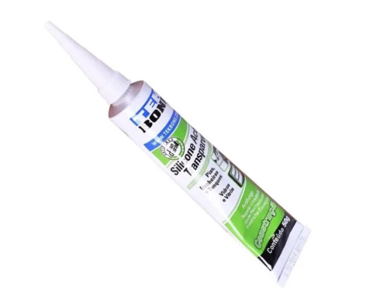 Silicone Transparente Acético Anti Fungo Banheiro 50g