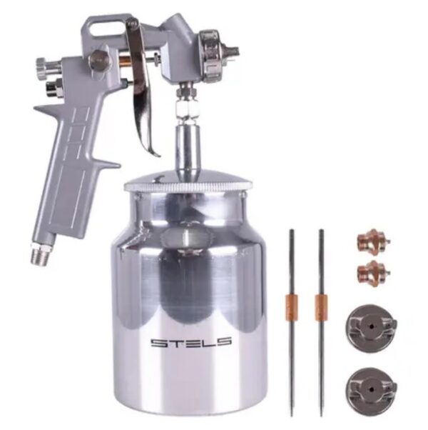 PISTOLA P/ PINTURA C/ TANQUE BAIXO 1L - STELLS