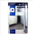 DUCHA COMPLETA SLIM C/ BRACO 20CM X 20CM CROMADA - ULTRA METAIS