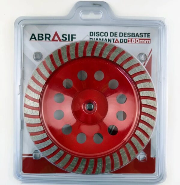 REBOLO DIAMANTADO TURBO DESBASTE 180MM X M14 - ABRASIF
