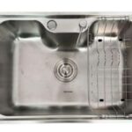 CUBA GOURMET ACO INOX 201 C/ DOSADOR E CESTO 620 X 430MM - CUB013