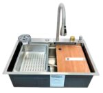 CUBA GOURMET INOX 201 COM CASCATA 750 X 450 X 220MM -CUB018