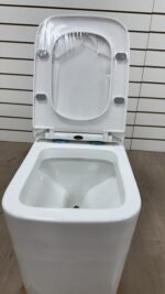 VASO SANITARIO MONOBLOCO QUADRADO BRANCO C/ ASSENTO SOFT CLOSE