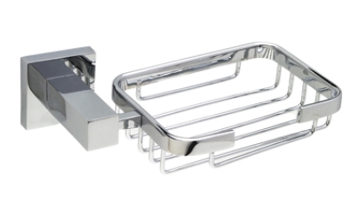 SABONETEIRA EM ZINCO CROMADA 11.8 X 7CM - ULTRA METAIS